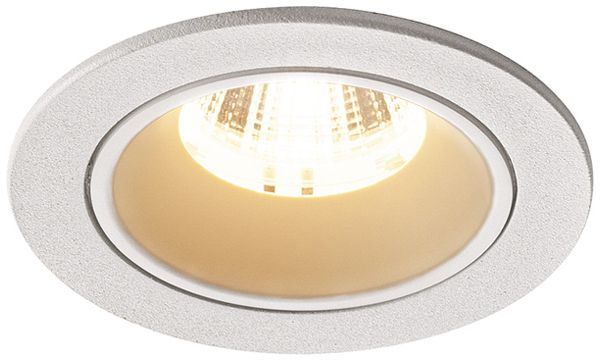 LED-Downlight SLV NUMINOS S 8.6W 720lm 2700K 55° DIM Ø80×52mm ws/ws