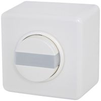 Interrupteur KNX AP Luxomat IS AP DX, design STANDARD blanc