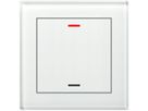 Pulsante KNX RGBW INC MDT BE-GTL10W.01 1t/2a vetro bianco "neutrale"
