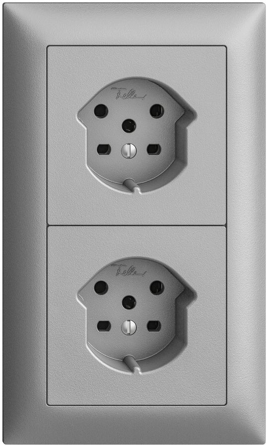 Combinaison ENC I-I EDIZIOdue 2×T15 silver