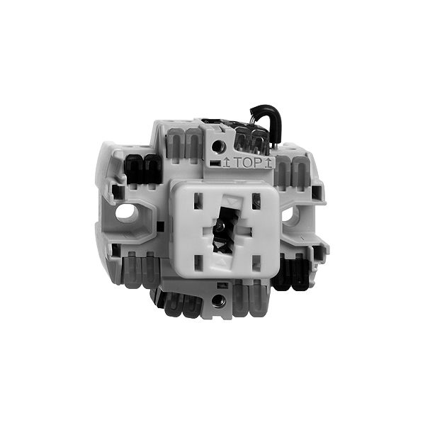 Druckschalter S3/2 FH LED weiss