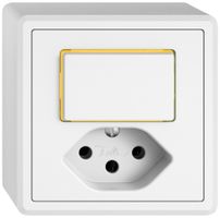 Combinazione AP EDIZIO.liv SNAPFIX® S6L+T13 illuminazione laterale gi bi