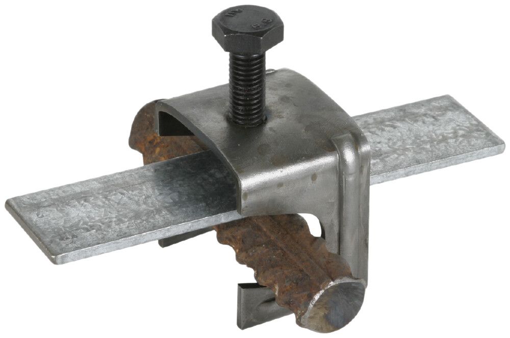 Borne de raccordement DEHN/elvatec pour armatures, 6…22/40mm, acier brut