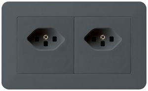 UP-Kombination kallysto.trend Gr.I-I horizontal 2×Typ 23 m.Schraubkl.C anthrazit