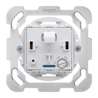 Einsatz Schalter Hotelcard kallysto 1L mit Befestigungsplatte