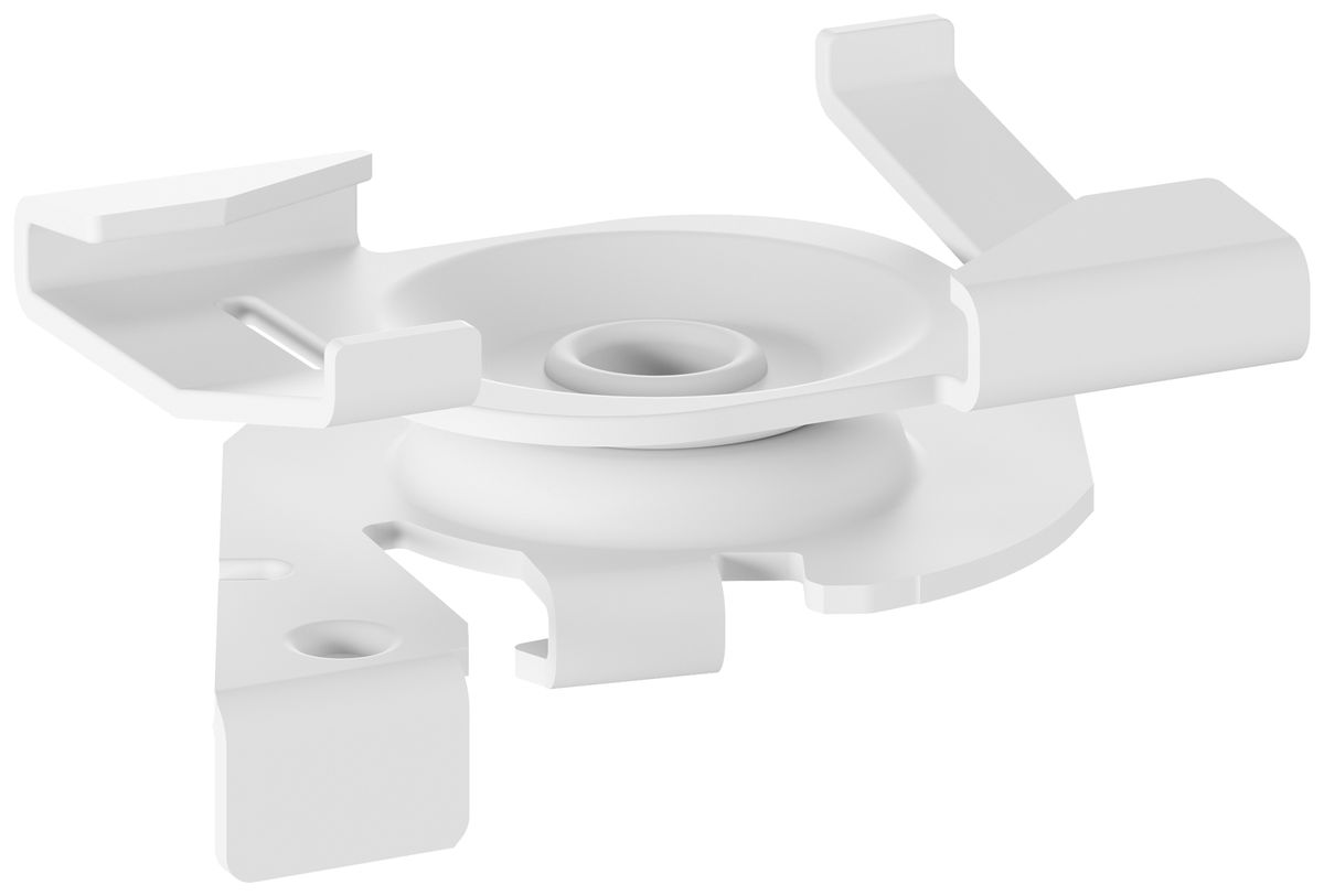 Crampon de montage Sylvania OneTrack acier 48.8mm×33.45mm×16.6mm blanc