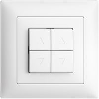 UP-Frontset EDIZIOdue FMI weiss für Storentaster/-schalter