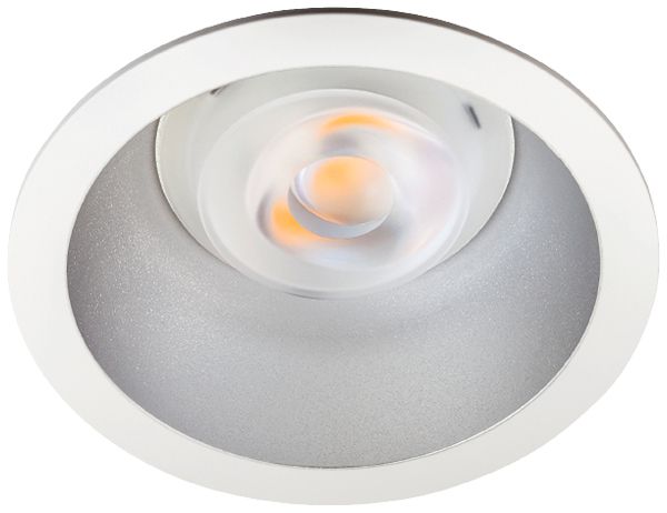 Downlight LED SG Rax Soft 150 15W 1560lm 830 IP20/44 asym.VAR Ø166mm blanc