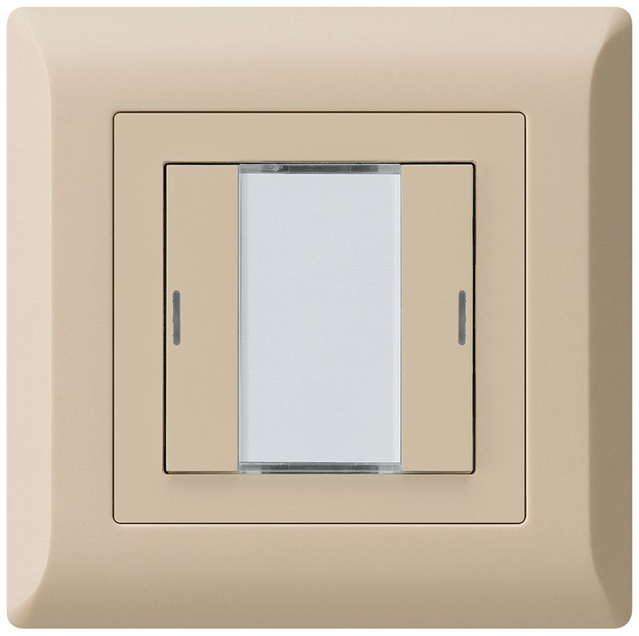 UP-Taster kallysto.line KNX 2×RGB LED s/e-link beige