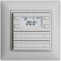 UP-RTH-Taster KNX 2-fach EDIZIOdue FMI hellgrau, mit Papier+LED RGB