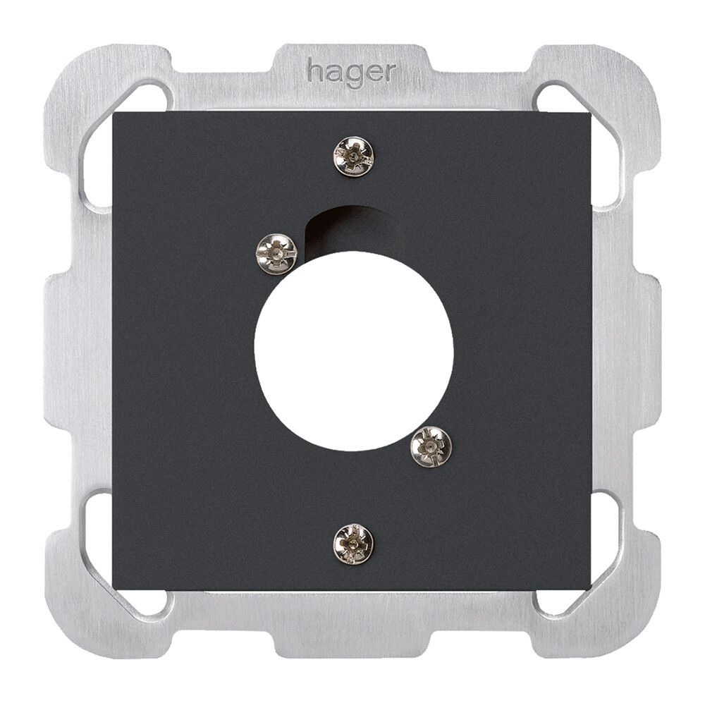 UP-Montageset für 1 XLR schwarz kallysto