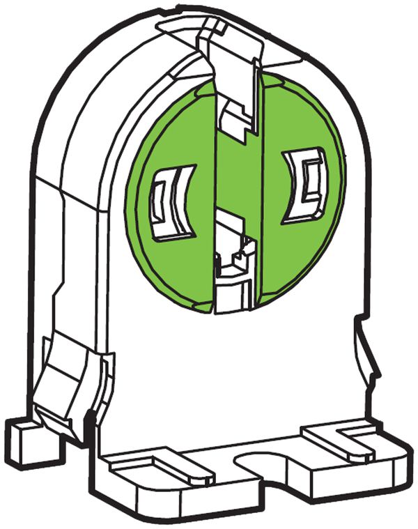 Portalampada G5 per 4…80W a innesto