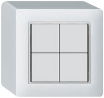 AP-Taster KNX KAL 4×Tasten 4×Betätigungspunkte LED weiss