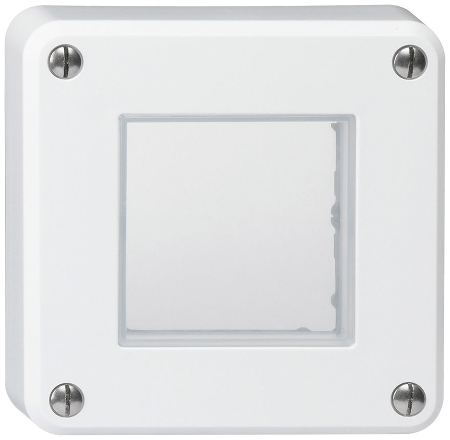 Oberteil robusto weiss mit Membrane für Storenschalter/-taster