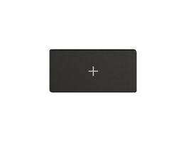 Taste 1/2 EDIZIO.liv Wiser mit SNAPFIX® vert.mit Symbol + (Plus) sz