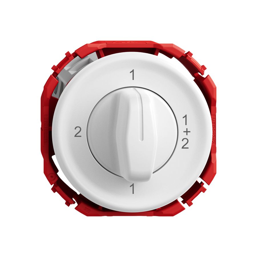 Interruttore rotativo STANDARDdue SNAPFIX® manopola commut.serie 1/1L bi