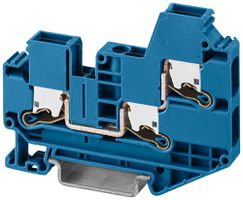 Morsetto di passaggio PX XTV 6-TWIN BU 1000V 41A 0.5…10mm² blu