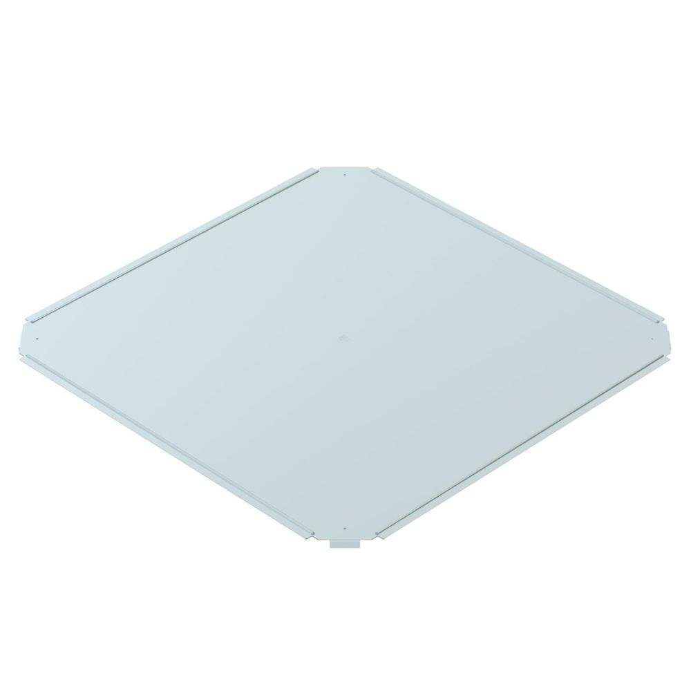 Coperchio BET RKD p.pezzo a croce 600mm acciaio zincato a nastro zinco-alluminio