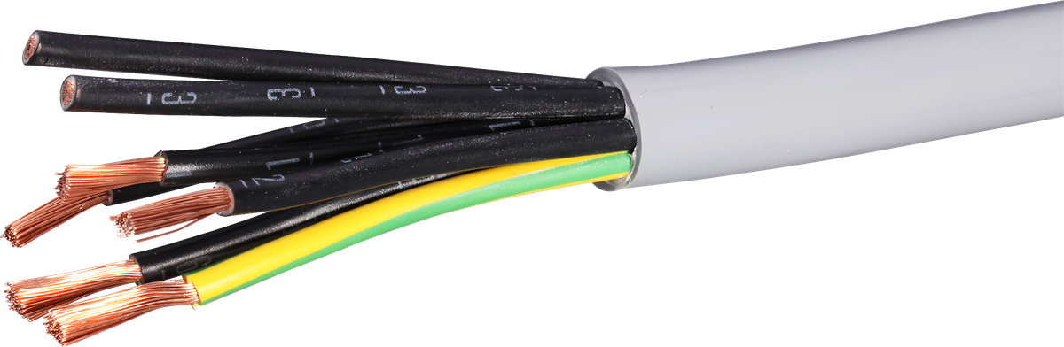 Steuerkabel LiYY 7×6mm² nummeriert grau