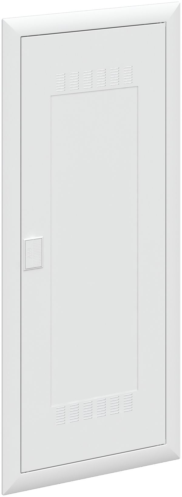 Blendrahmen ABB mit WiFi Tür belüftet zu Multimedia Verteiler 5 reihig