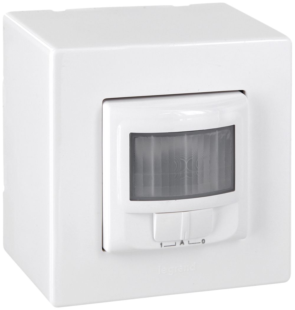 Détecteur de mouvement AP Arteor 250W 2L avec interrupteur H/0/A blanc