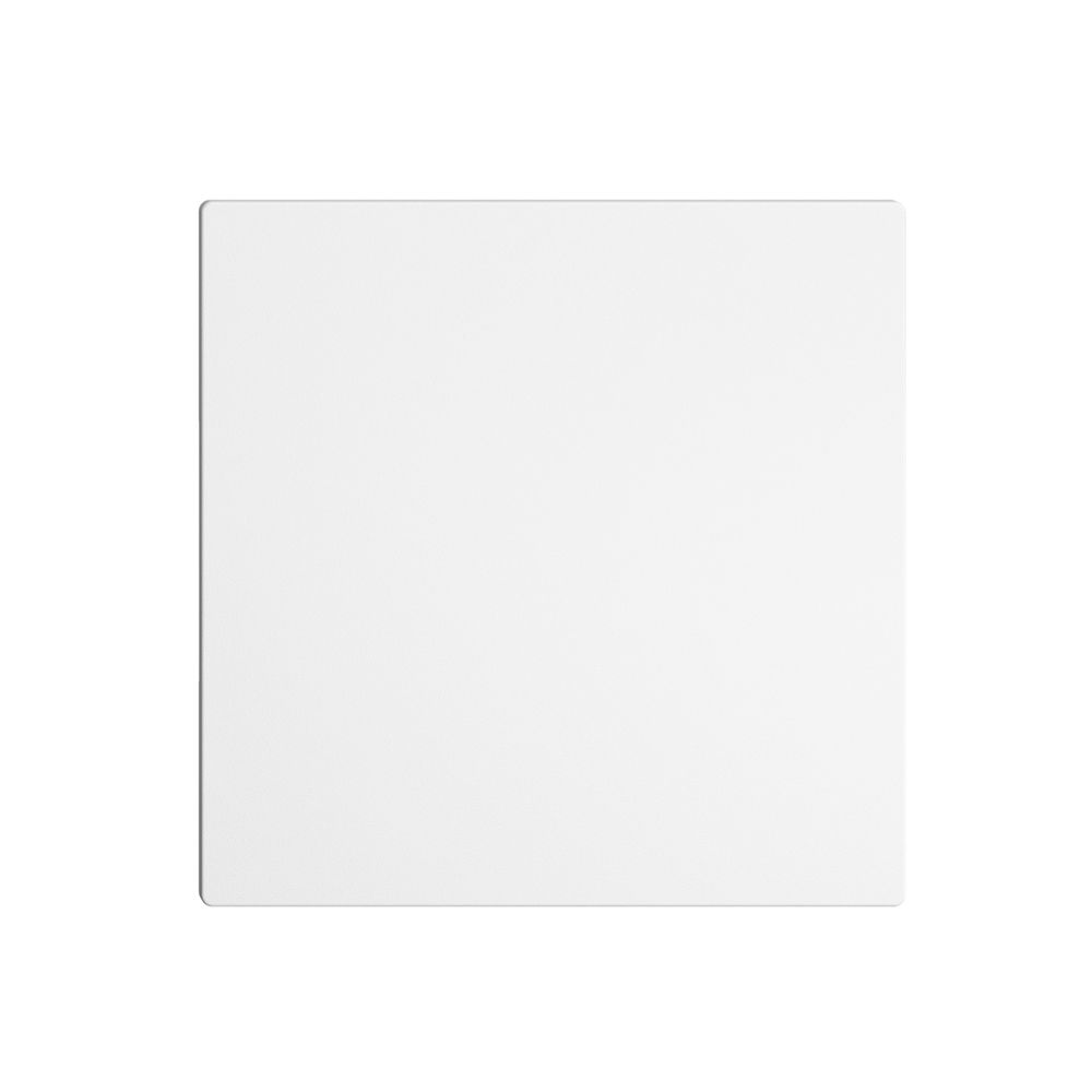 Blindabdeckung EDIZIOdue weiss, ohne Zentrumsschraube