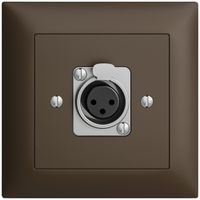 Kit de montage ENC EDIZIOdue XLR 3L P coffee