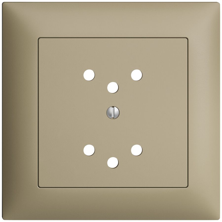 Kit frontale EDIZIOdue sand 88×88mm 2×T12 con shutter