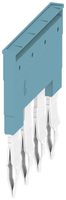 Querverbinder Weidmüller ZQV 6N/4 BL gesteckt 4L 8mm 41A bl