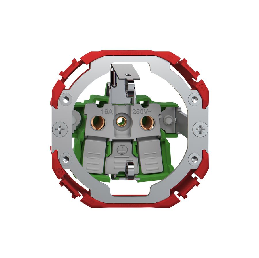 Steckdose SCHUKO SNAPFIX® 16A 230V farblos