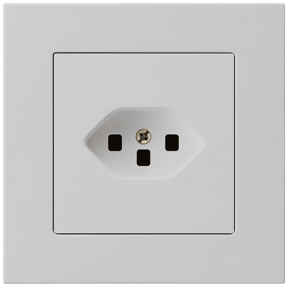 UP-Steckdose kallysto.pro T23 hellgrau mit Steckklemmen