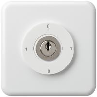 Interruttore a chiave INC 0/2L bianco basico