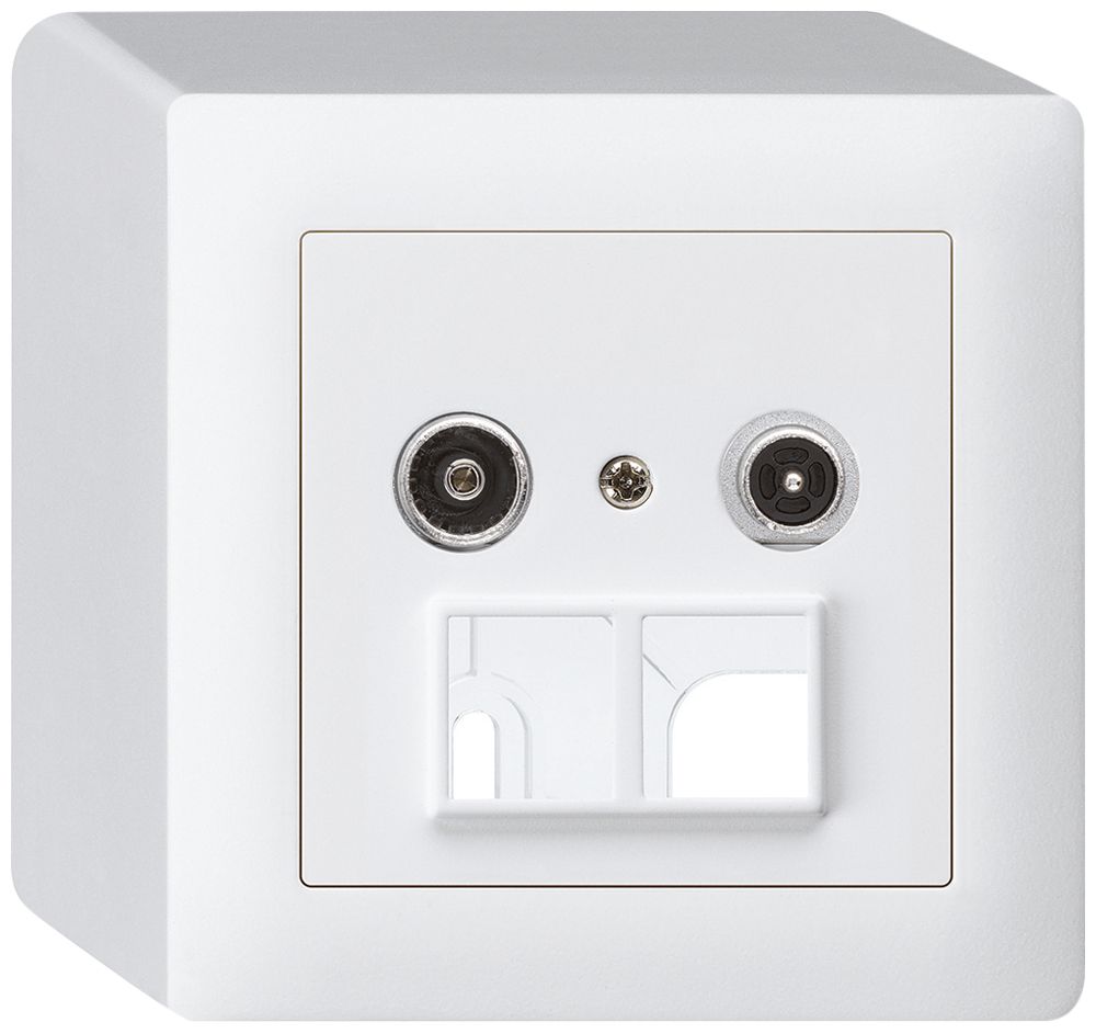 AP-Multimediadose kallysto R/TV 4dB 2GHz weiss