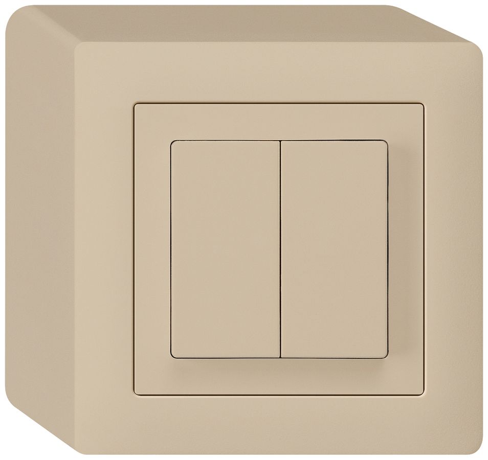 Interruttore AP kallysto 3/1L+AR/1L beige