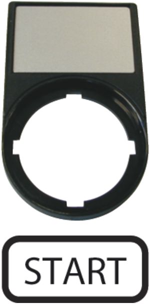 Porte-plaquette ETN RMQ START noir