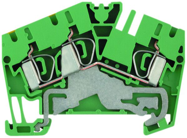 Borne de protection Weidmüller ZPE 4-2/3AN connexion à ressort 4mm² vert/jaune