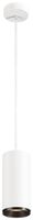 LED-Pendelleuchte SLV NUMINOS L PHASE 28W 2430lm 3000K 24° Ø100×213mm weiss