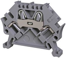 Durchgangs-Reihenklemme Woertz 0.5…4mm² 32A 800V Steckklemmansch.2×1 TH35 grau