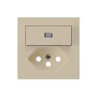 Frontset kallysto 60×60 beige mit Linse für Kleinkombi S3/T13