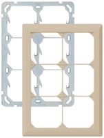 UP-Kopfzeile kallysto.line 3×2 beige vertikal