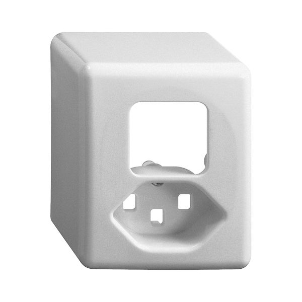 AP-Frontset FH T23 weiss Kappe+Druckknopf