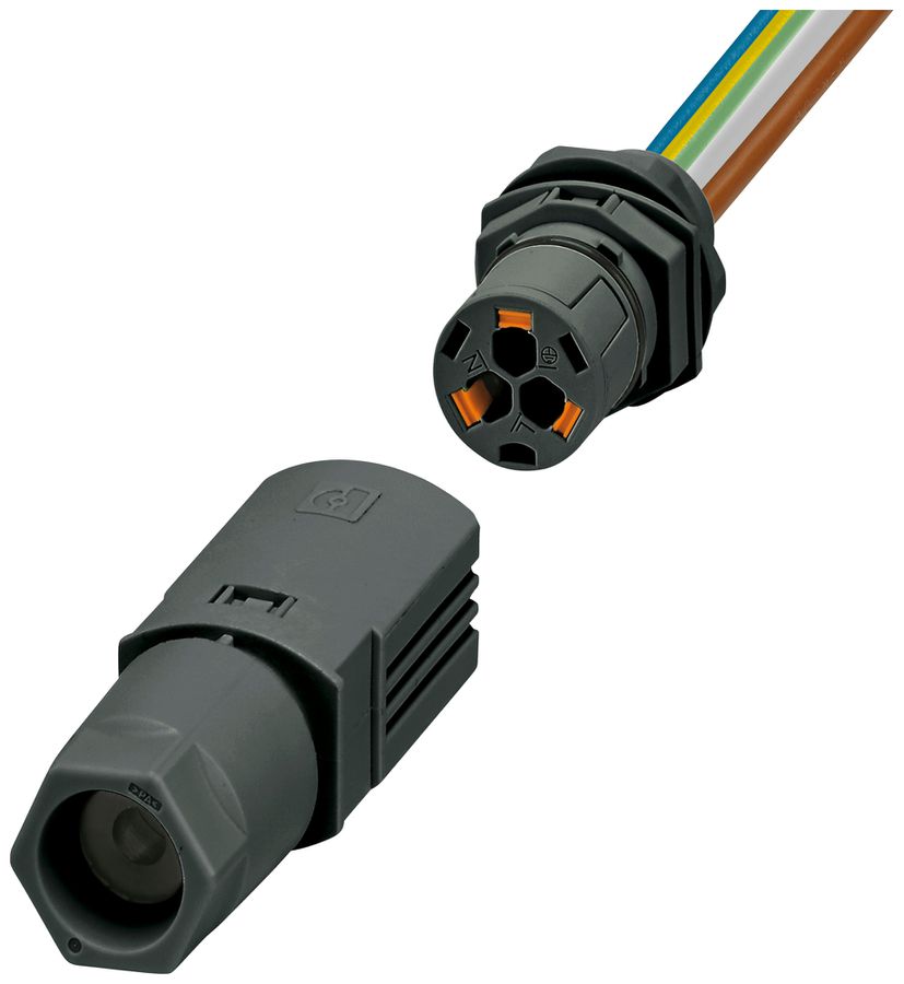 Wanddurchführung PX IPD WD Feldstecker 3P 16A 450V M20 sz IP66 0.5m