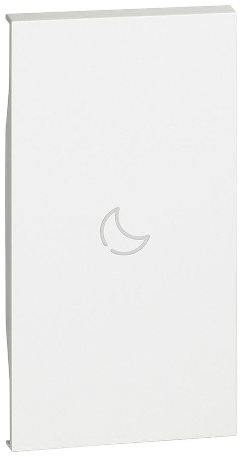 Cache de touche Living Now pour touches MyHOME 2 modules avec symbole nuit blanc