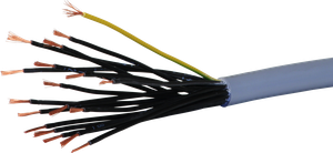 Steuerkabel LiYY 18×0.75mm² nummeriert grau