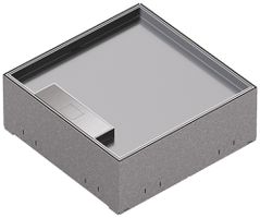 Bodendose Hager Q12 LE 3kN 244×251×15mm rostfreier Stahl 10×FLF