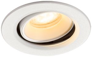 LED-Downlight SLV NUMINOS MOVE XS 6.9W 1000lm 4000K WB DALI Ø80×53 weiss