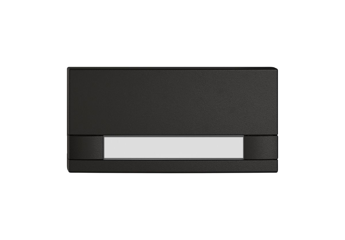 Pulsante 1/2 EDIZIO.liv SNAPFIX® p.KNX&UNI s.LED c.targ.comando 2 tasti ne