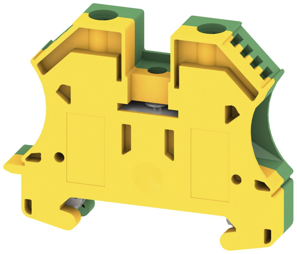Morsetto di terra componibile 1.5…16mm² TH35/G32 verde-giallo