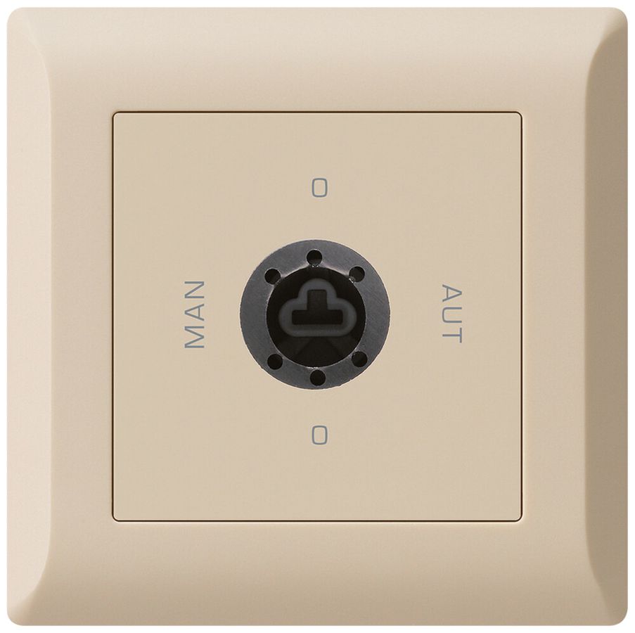 UP-Drehschalter 0-Man-0-Aut. kallysto.line 2/1L beige für Schloss