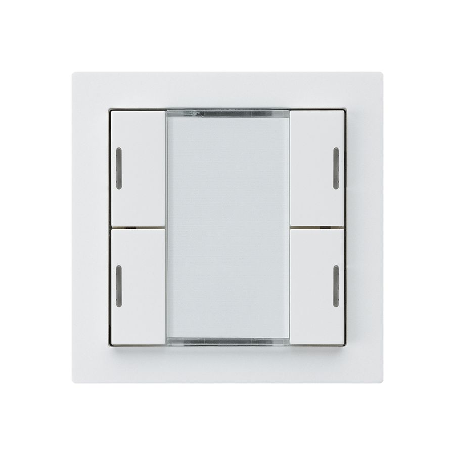 Poussoir ENC kallysto A KNX 4× LED RGB s/e-link blanc